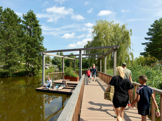 Center Parcs vernieuwde promenade De Eemhof